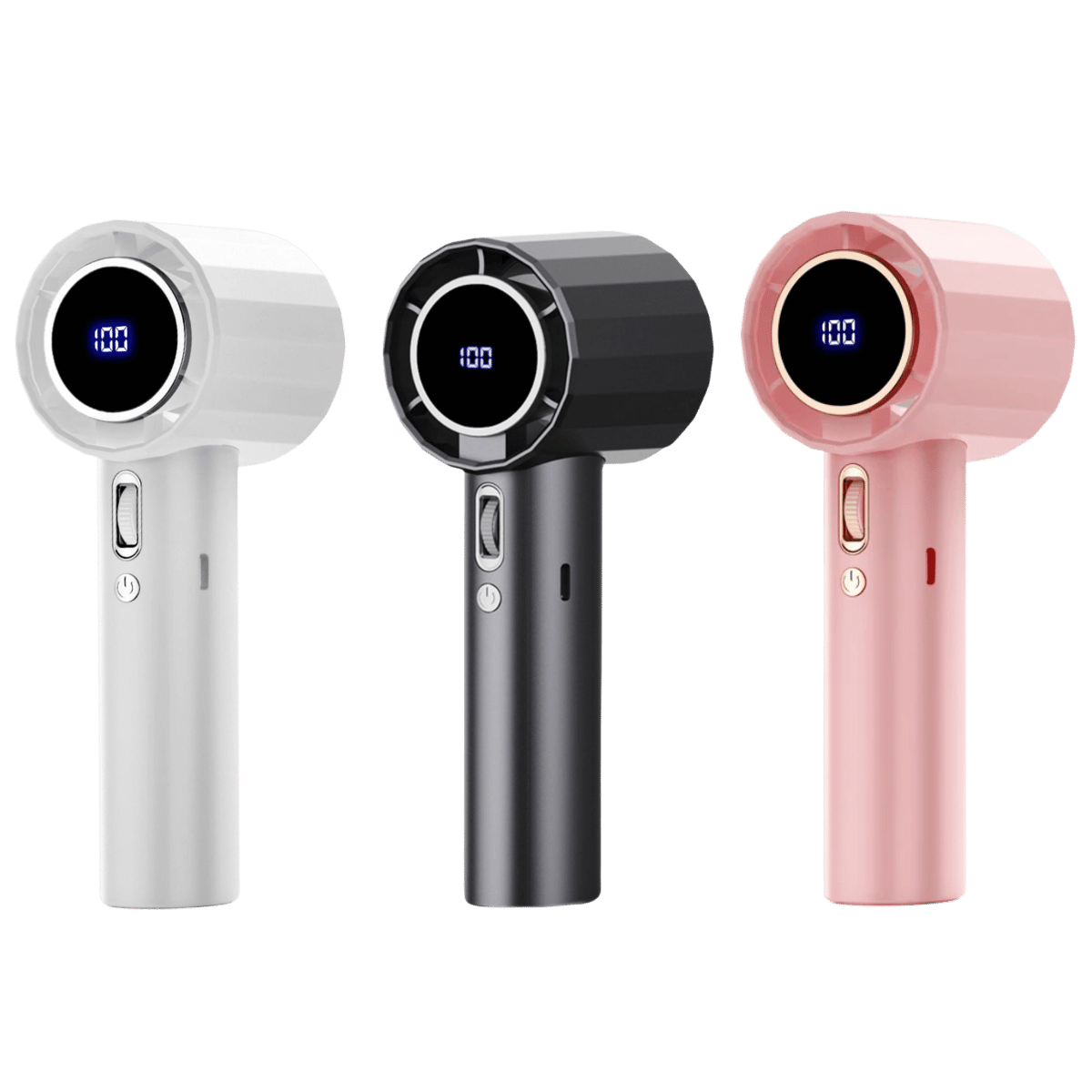 High Speed Handheld Fan - 3 Colour Mix