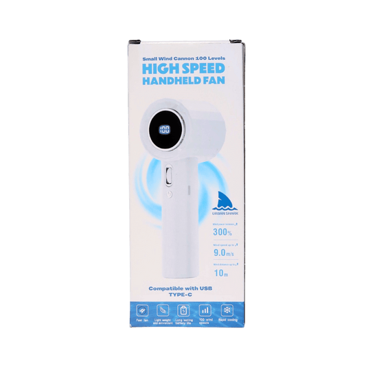 High Speed Handheld Fan - 3 Colour Mix