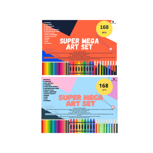 168pcs Kids Art Set