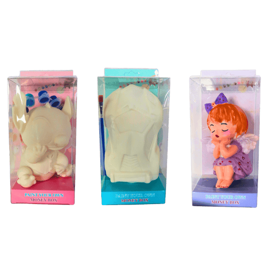 DIY Painting Money Box – 25 Designs Mix