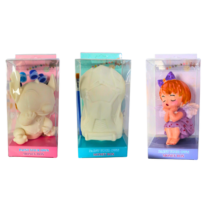 DIY Painting Money Box – 25 Designs Mix