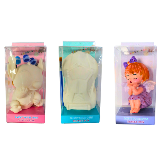 DIY Painting Money Box – 25 Designs Mix