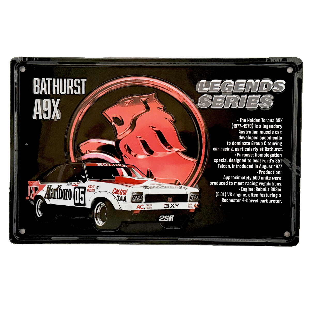 Legend Series Man Cave Tin Signs – 20 x 30cm