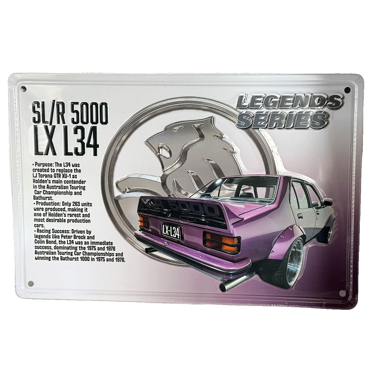 Legend Series Man Cave Tin Signs – 20 x 30cm