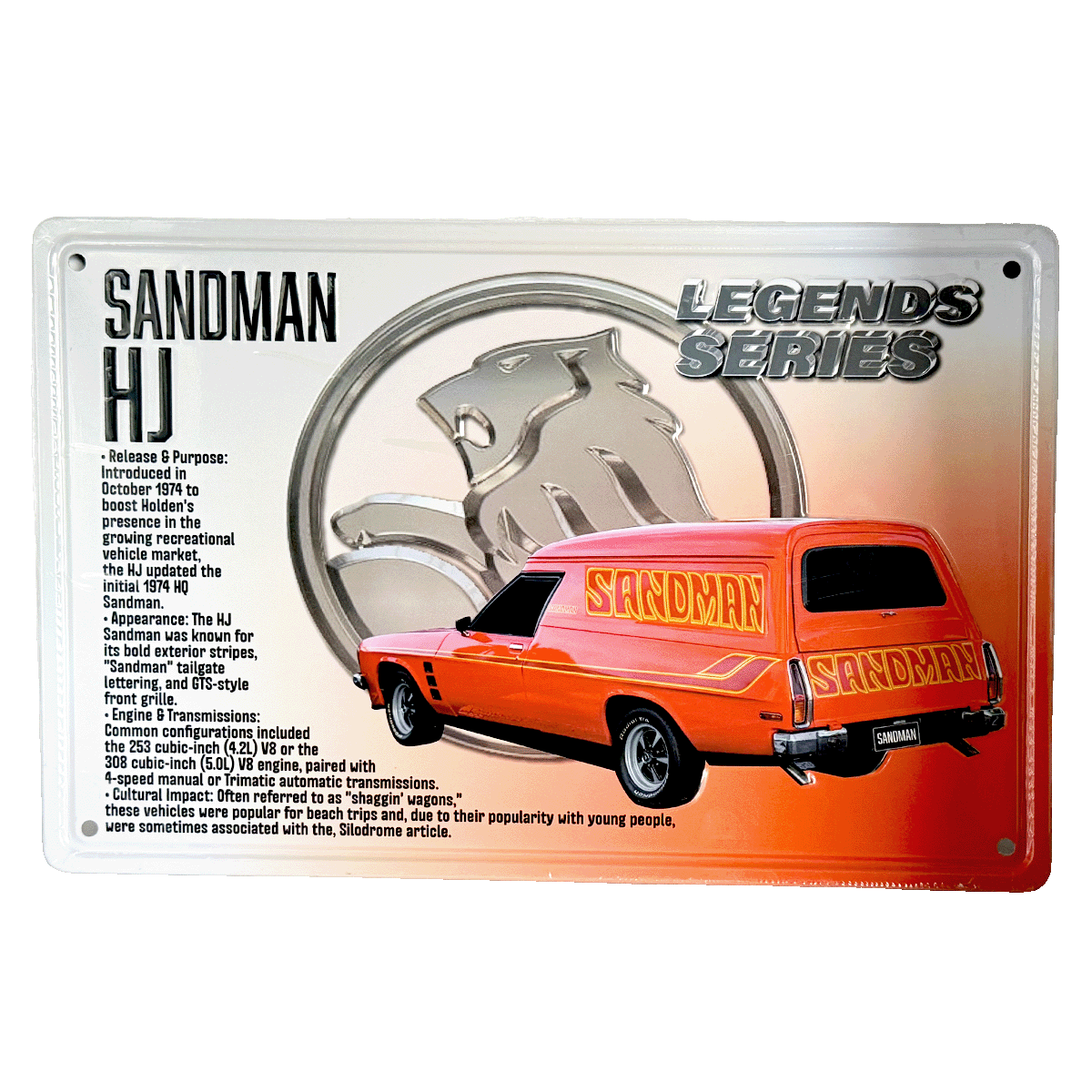 Legend Series Man Cave Tin Signs – 20 x 30cm