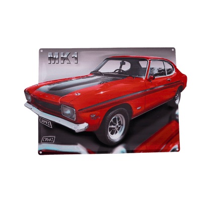 Muscle Car Metal Plates – 30 Design Mix