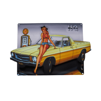 Muscle Car Metal Plates – 30 Design Mix