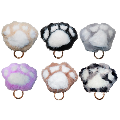 Paw Keychain - 6 Colour Mix
