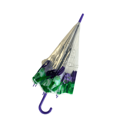 Apollo Straight Umbrella with Floral Printing - 6 Design Mix