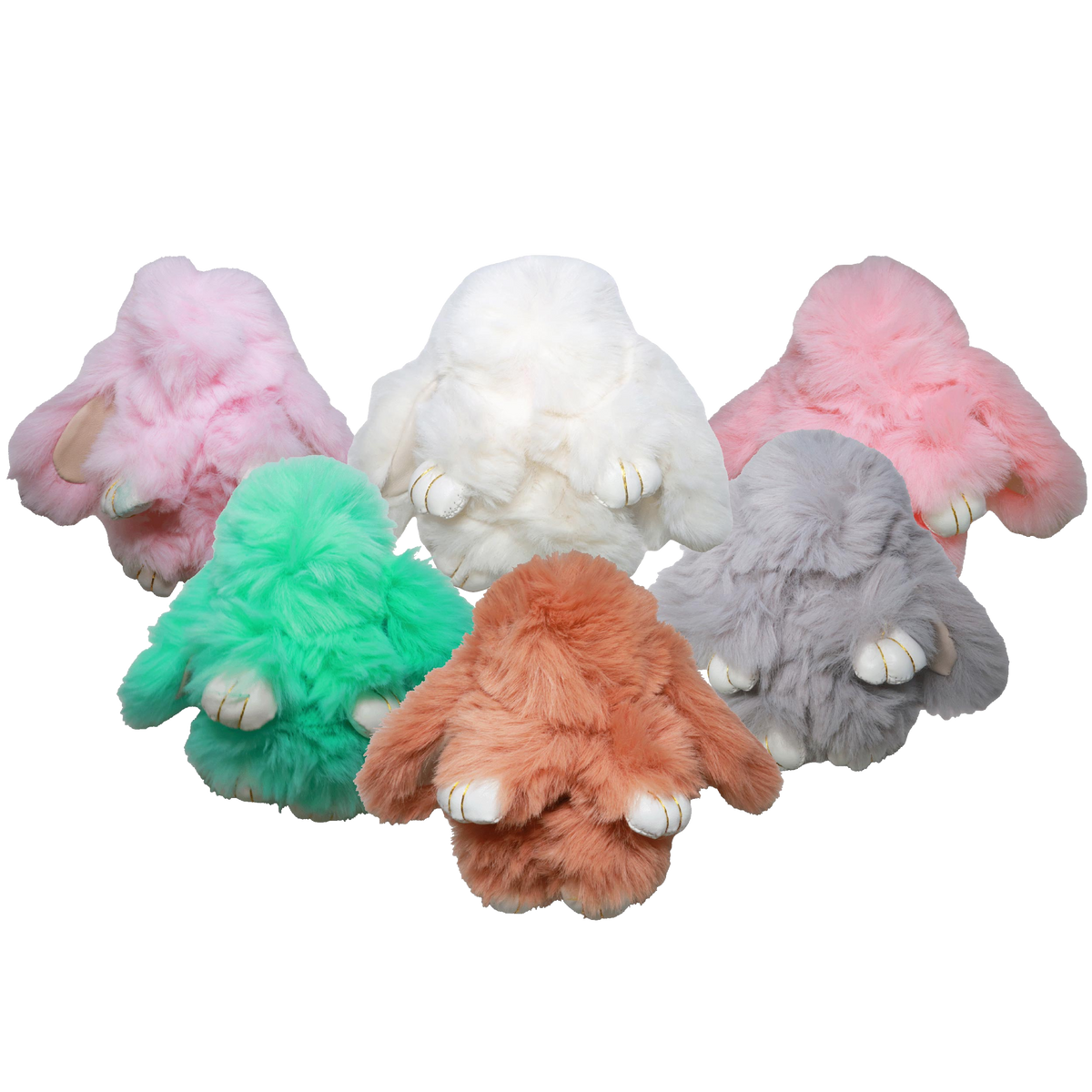 Rabbit Keychain 13cm - 6 Colour Mix