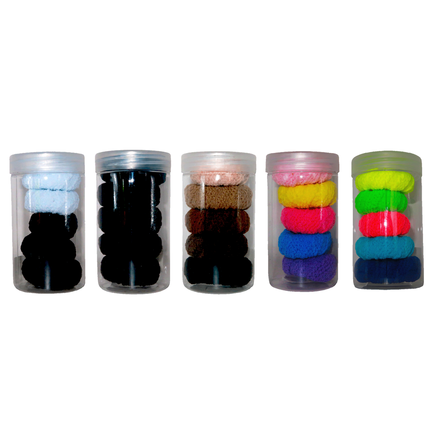 Hair Elastics Bands – 5pcs/Tube