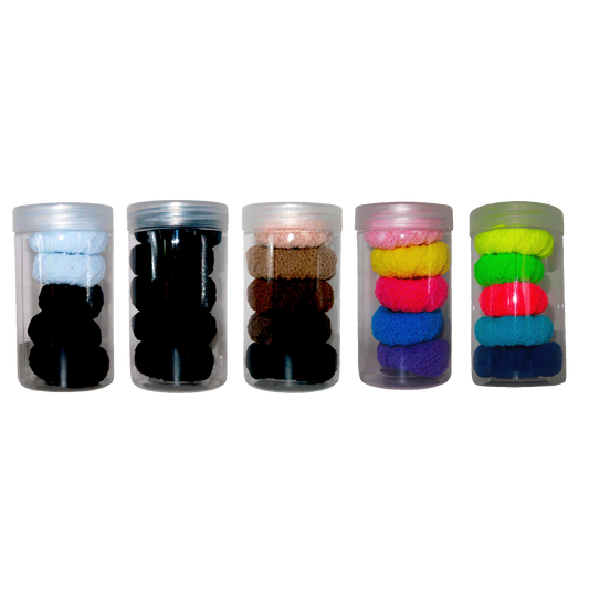 Hair Elastics Bands – 5pcs/Tube