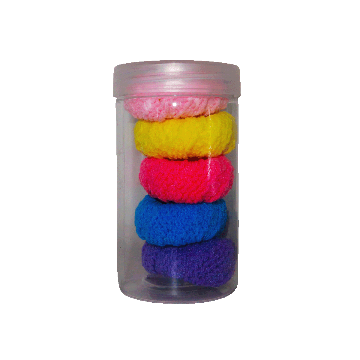 Hair Elastics Bands – 5pcs/Tube