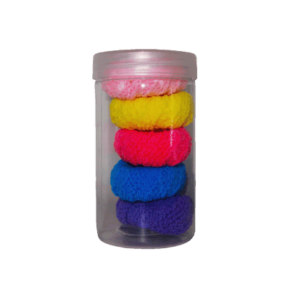 Hair Elastics Bands – 5pcs/Tube