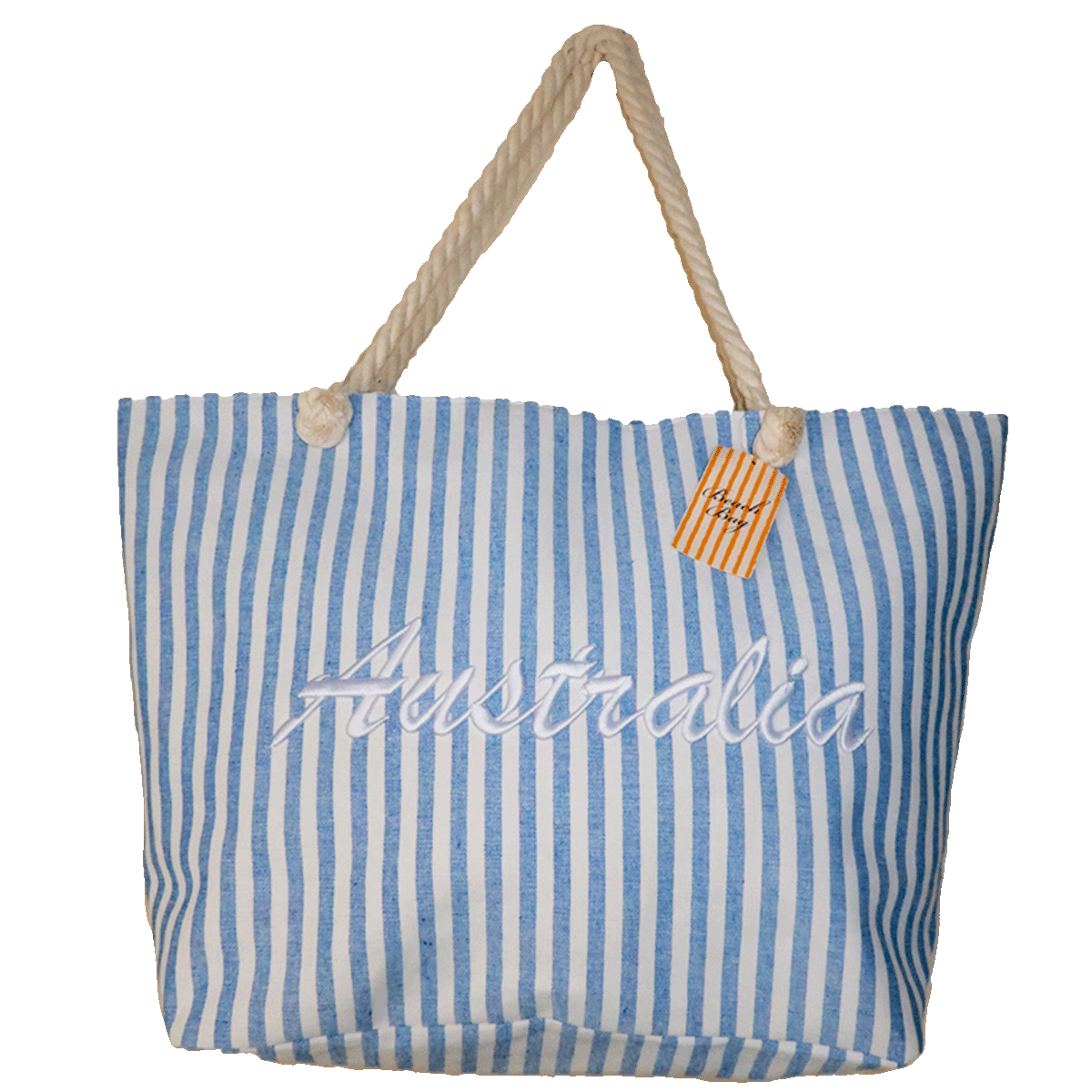Extra Large Rope Handle Beach Bag 59 x 40 x 18cm – 6 Colour x 6 Design Mix