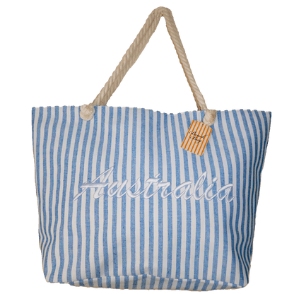 Extra Large Rope Handle Beach Bag 59 x 40 x 18cm – 6 Colour x 6 Design Mix