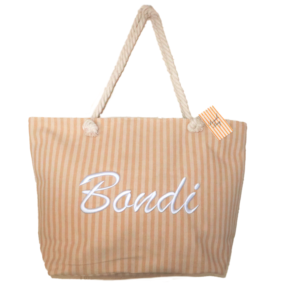 Extra Large Rope Handle Beach Bag 59 x 40 x 18cm – 6 Colour x 6 Design Mix