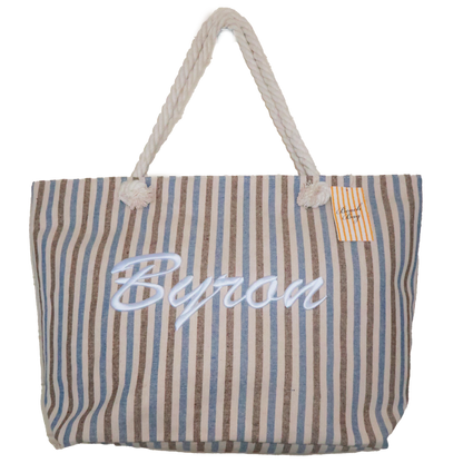 Extra Large Rope Handle Beach Bag 59 x 40 x 18cm – 6 Colour x 6 Design Mix