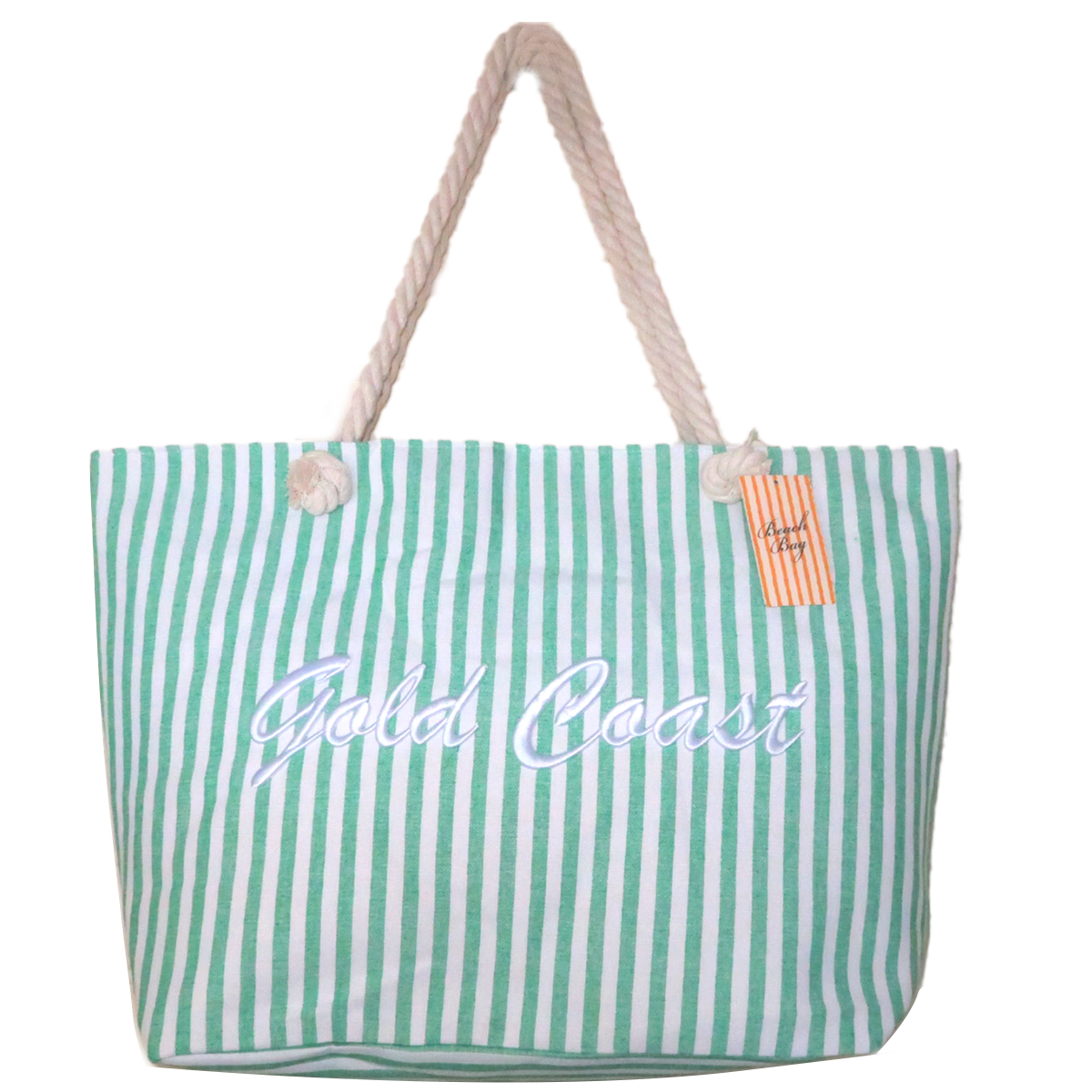 Extra Large Rope Handle Beach Bag 59 x 40 x 18cm – 6 Colour x 6 Design Mix