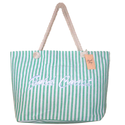 Extra Large Rope Handle Beach Bag 59 x 40 x 18cm – 6 Colour x 6 Design Mix