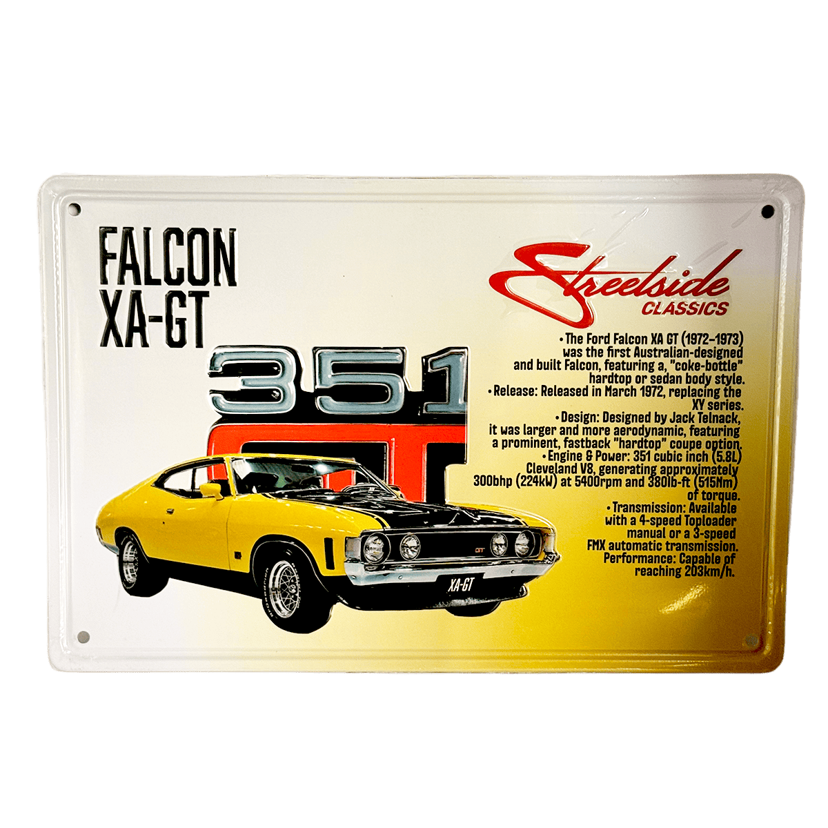 Streetside Classics Man Cave Tin Signs – 20 x 30cm