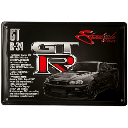 Streetside Classics Man Cave Tin Signs – 20 x 30cm
