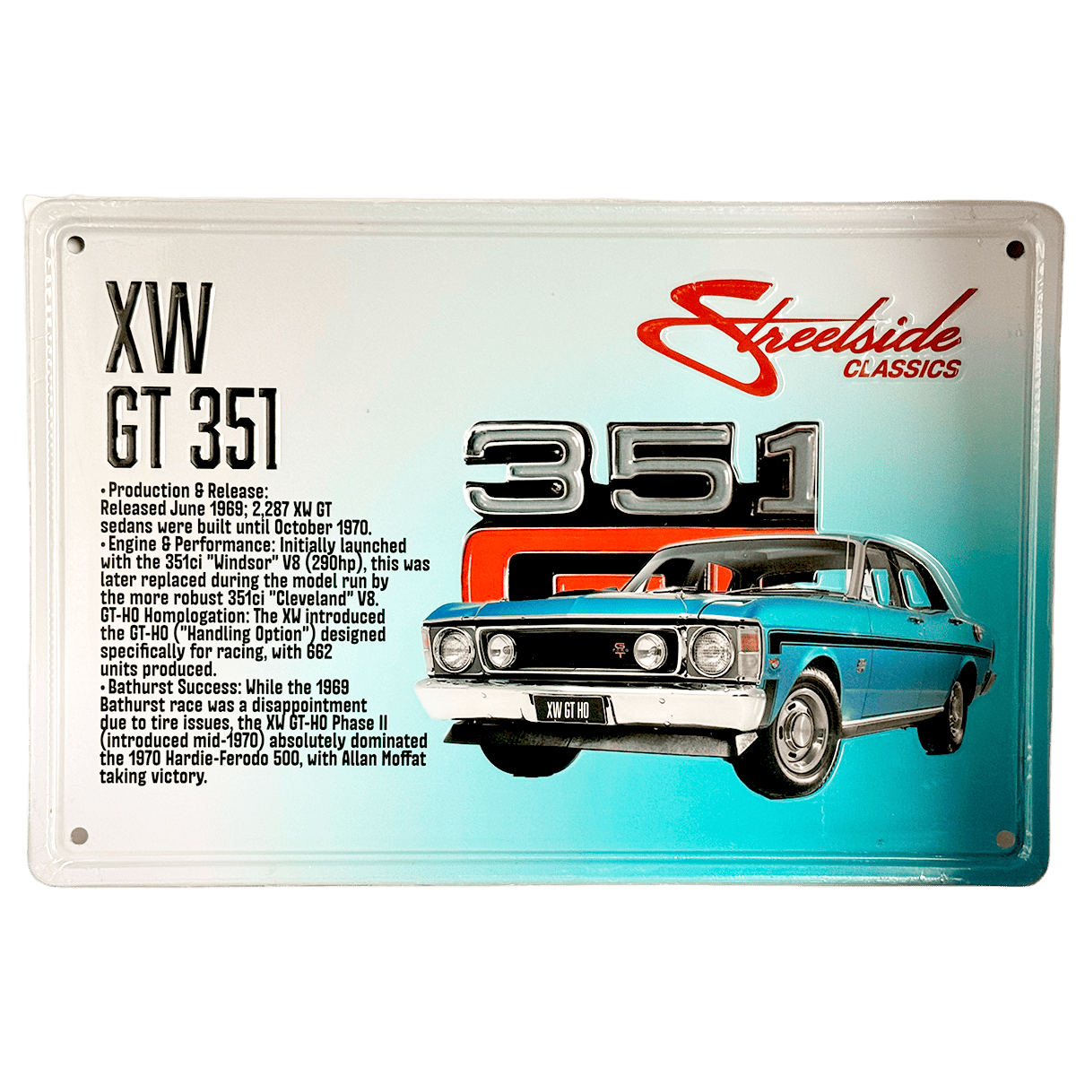 Streetside Classics Man Cave Tin Signs – 20 x 30cm