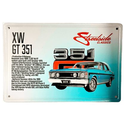 Streetside Classics Man Cave Tin Signs – 20 x 30cm
