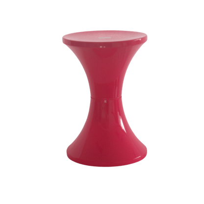 Bright Retro Stools – 6 Colour Mix (Black, White, Red, Pink, Green, Blue)
