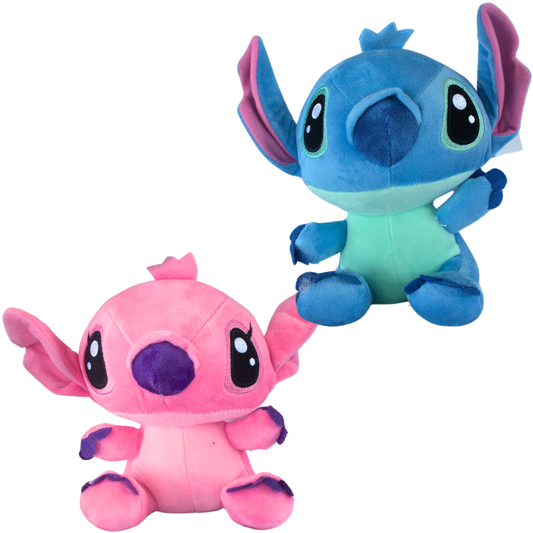 Cute Monster Plush – 2 Colour Mix (Blue & Pink)