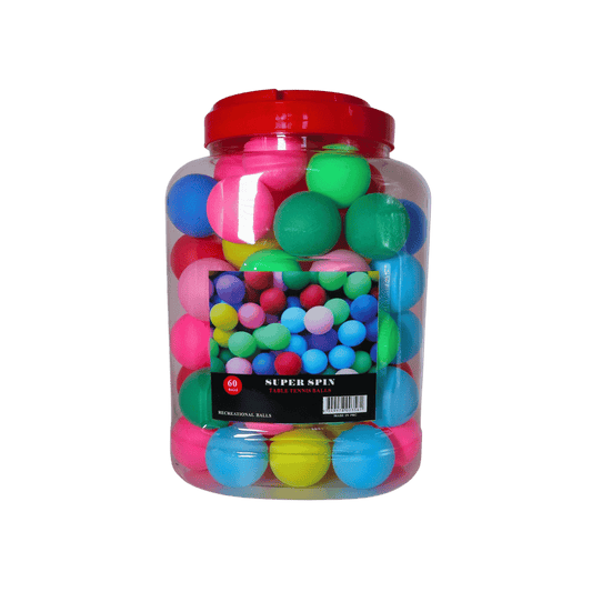 Table Tennis Balls – 60pc Multi-colour
