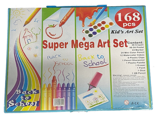 168pcs Kids Art Set
